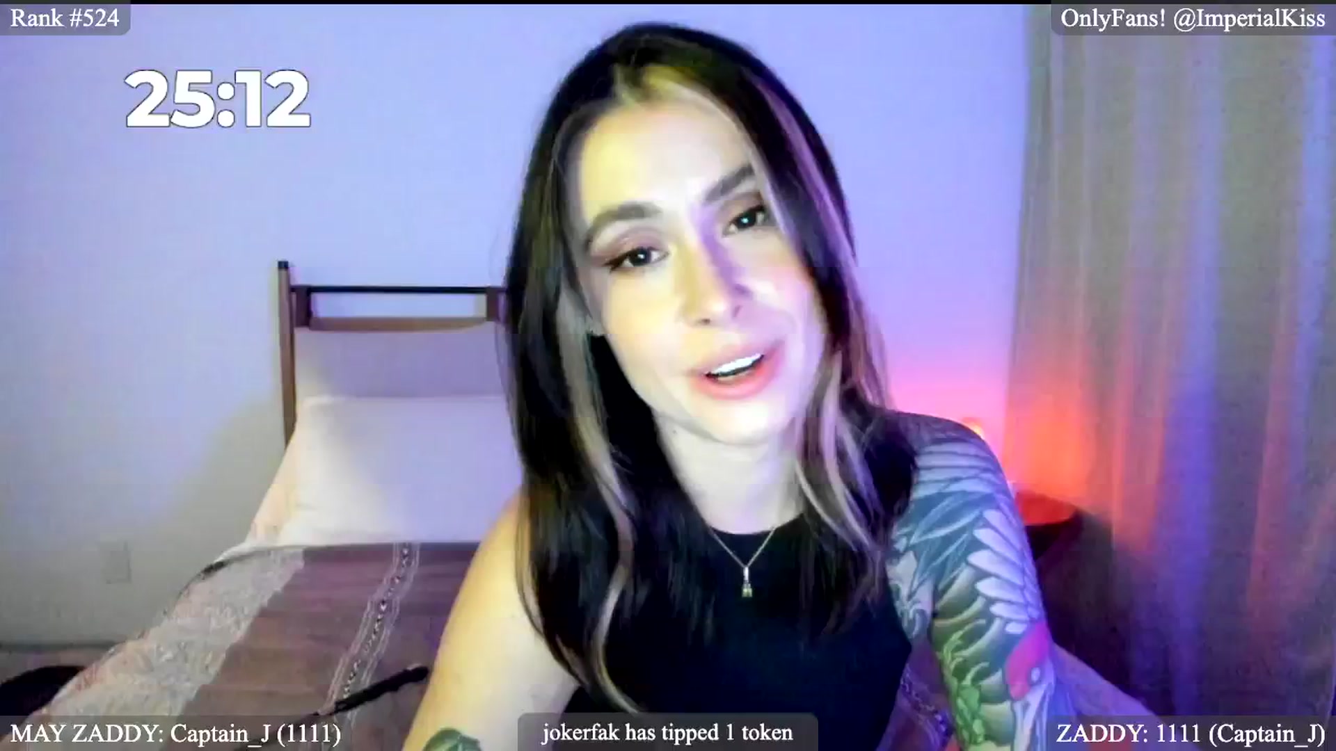 Gallery image thumbnail from ImperialKiss's myfreecams stream on, 05/02/2024, 07:04 image 3 of 20