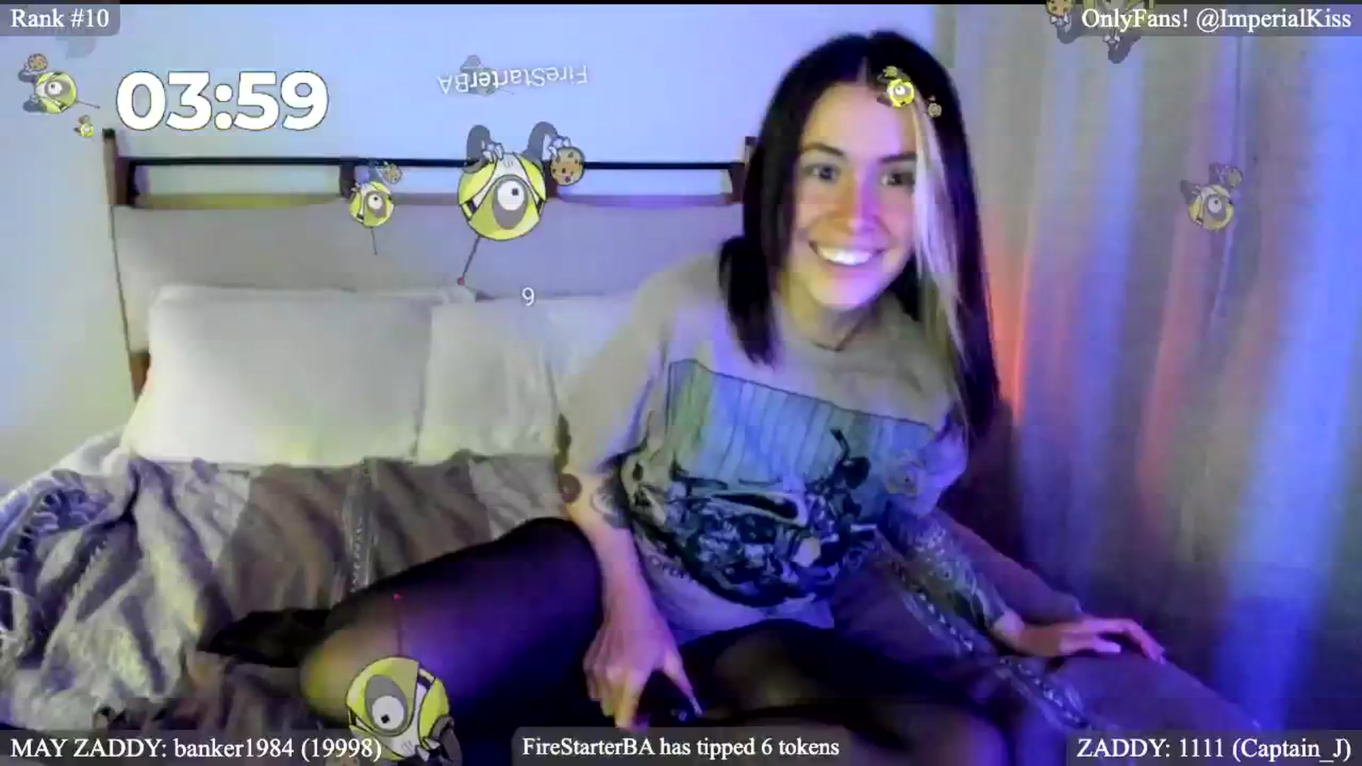 Gallery image thumbnail from ImperialKiss's myfreecams stream on, 05/24/2024, 04:45 image 5 of 20