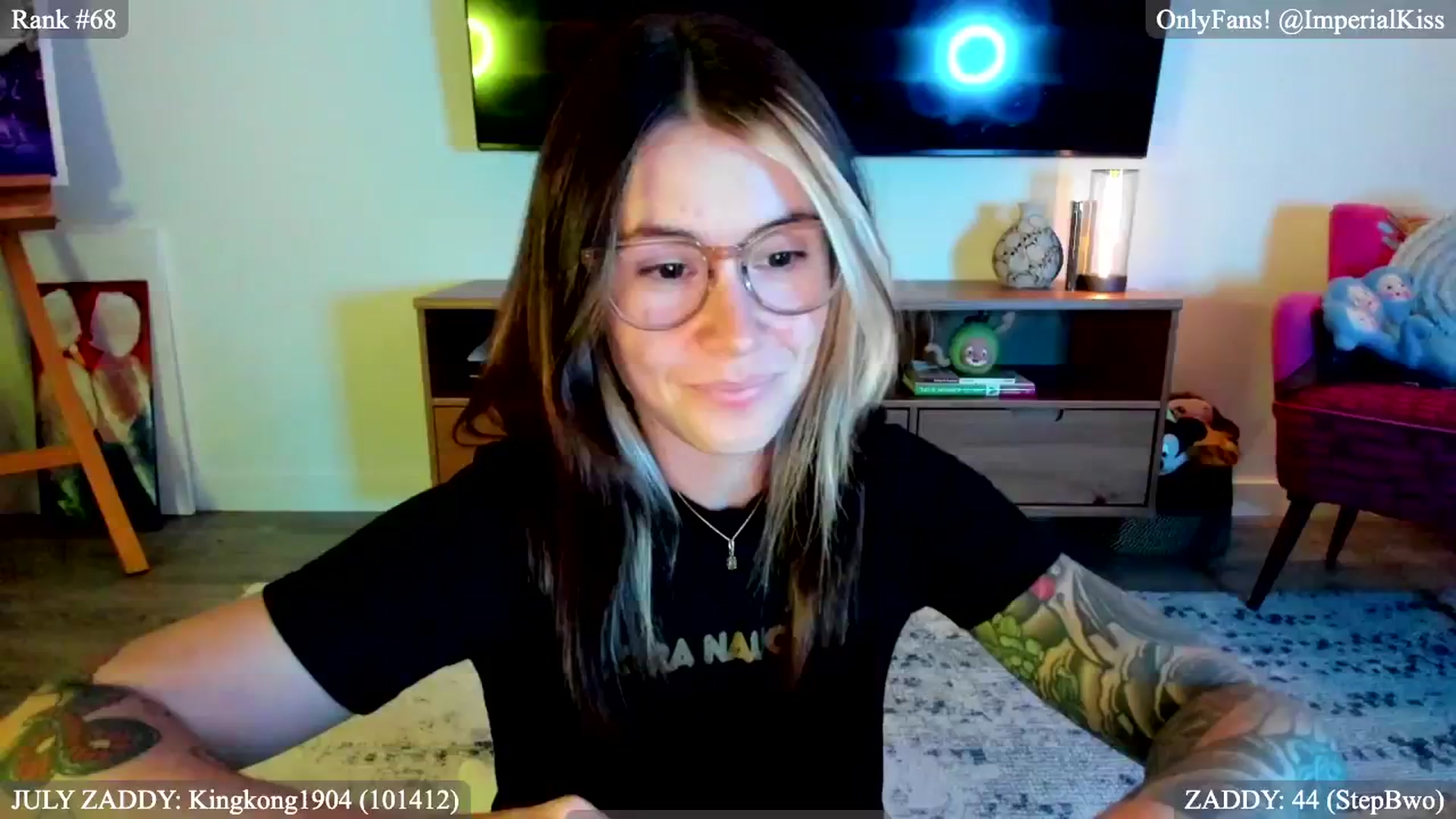 Gallery image thumbnail from ImperialKiss's myfreecams stream on, 07/10/2024, 05:38 image 6 of 20