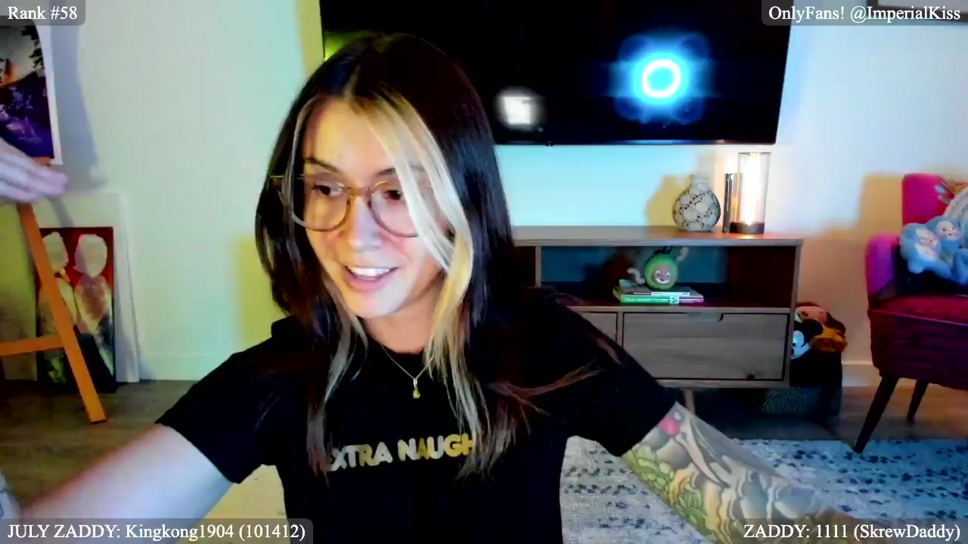 Gallery image thumbnail from ImperialKiss's myfreecams stream on, 07/10/2024, 05:38 image 15 of 20