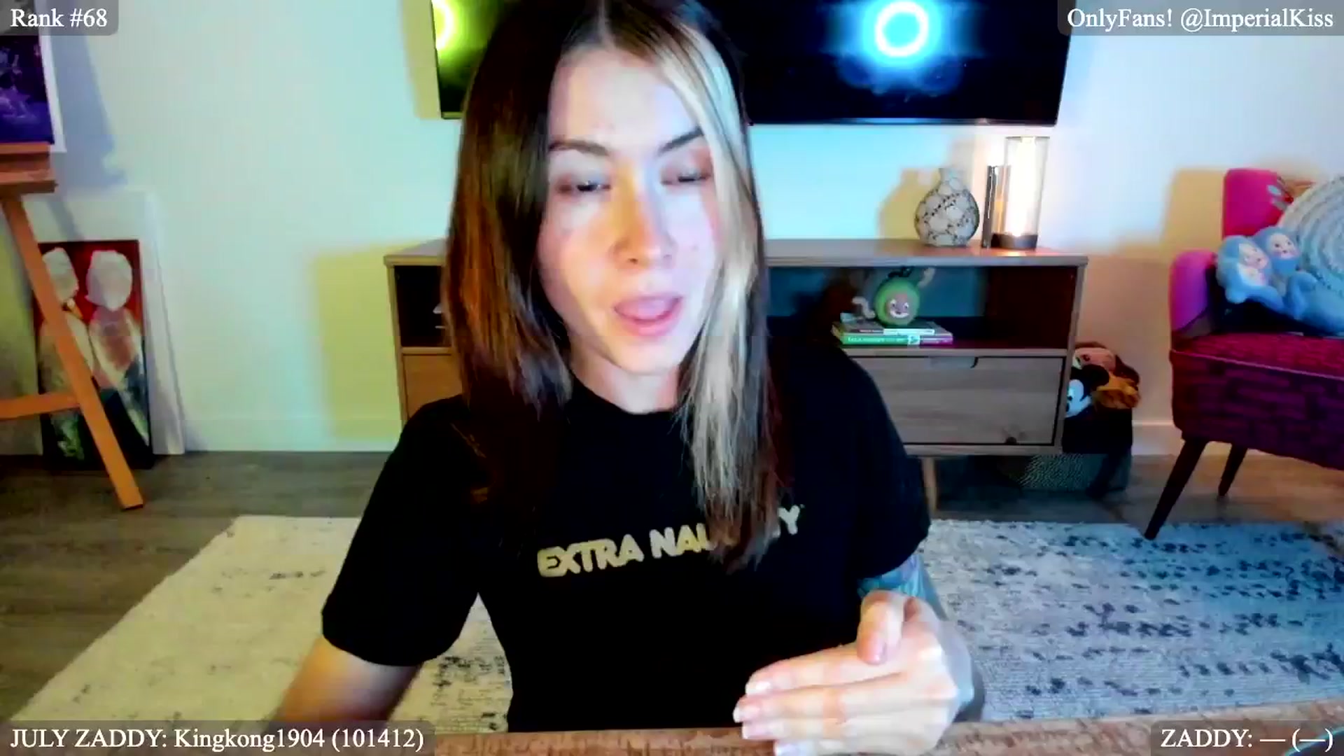 Gallery image thumbnail from ImperialKiss's myfreecams stream on, 07/10/2024, 05:38 image 2 of 20