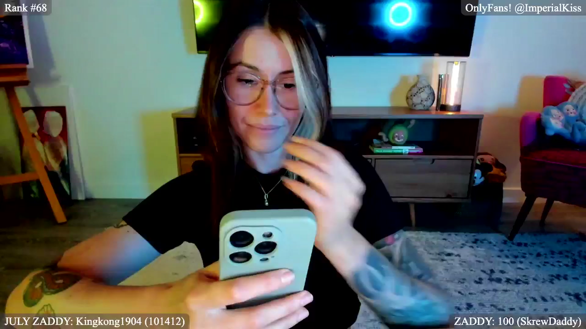 Gallery image thumbnail from ImperialKiss's myfreecams stream on, 07/10/2024, 05:38 image 10 of 20