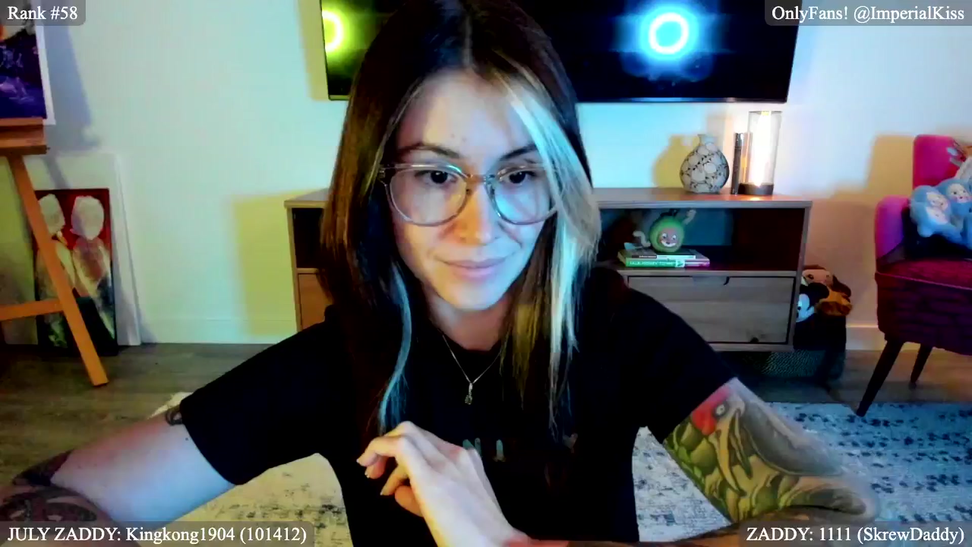 Gallery image thumbnail from ImperialKiss's myfreecams stream on, 07/10/2024, 06:37 image 2 of 20