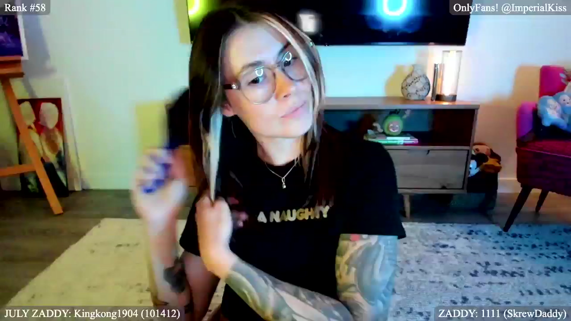 Gallery image thumbnail from ImperialKiss's myfreecams stream on, 07/10/2024, 06:37 image 1 of 20
