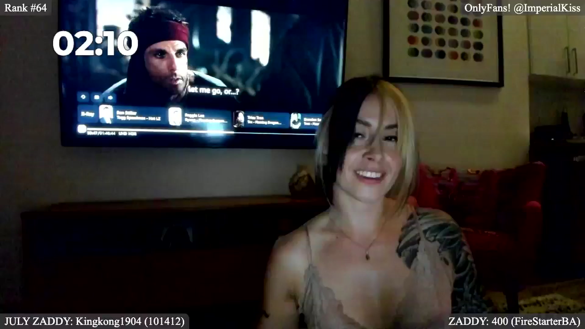 Gallery image thumbnail from ImperialKiss's myfreecams stream on, 07/11/2024, 06:40 image 10 of 20