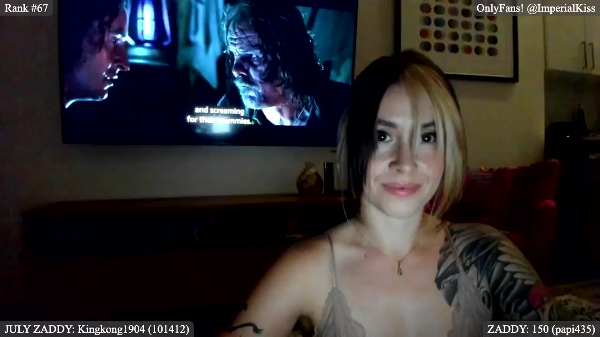 Gallery image thumbnail from ImperialKiss's myfreecams stream on, 07/11/2024, 06:40 image 6 of 20