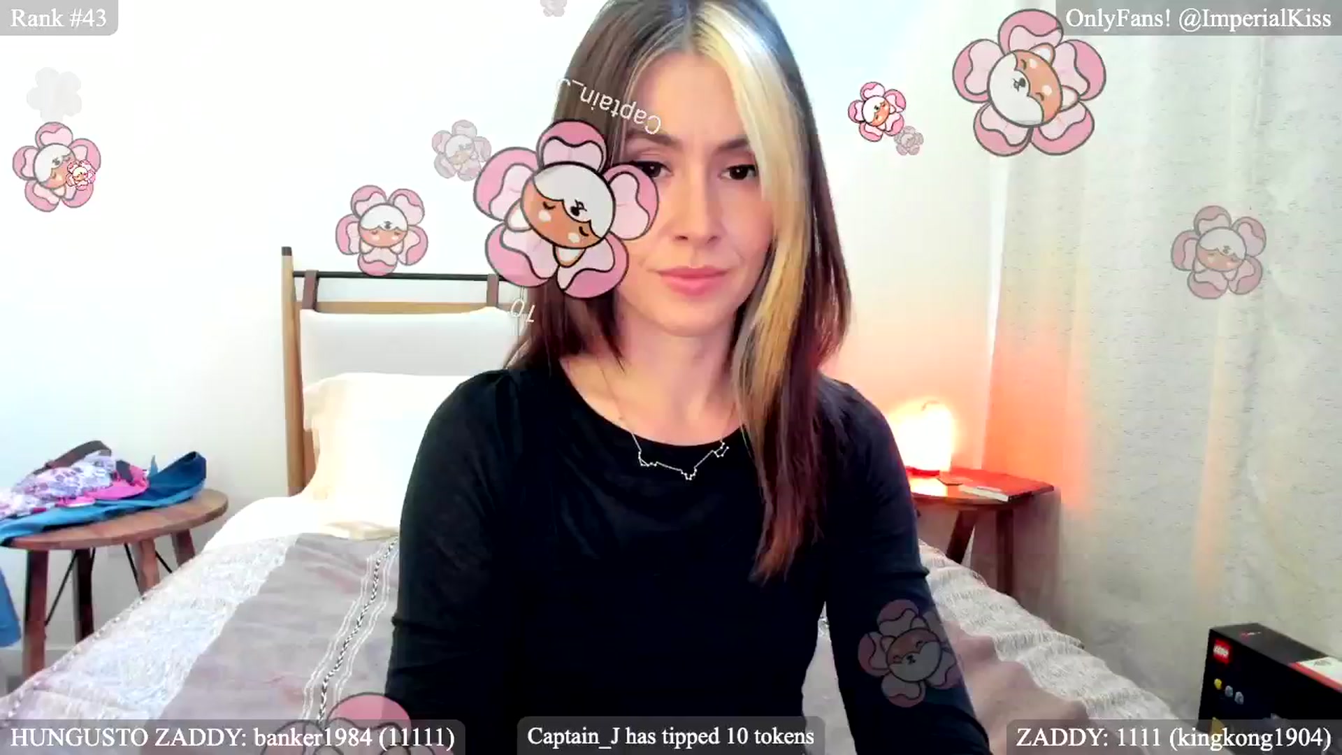 Gallery image thumbnail from ImperialKiss's myfreecams stream on, 08/07/2024, 23:05 image 17 of 20