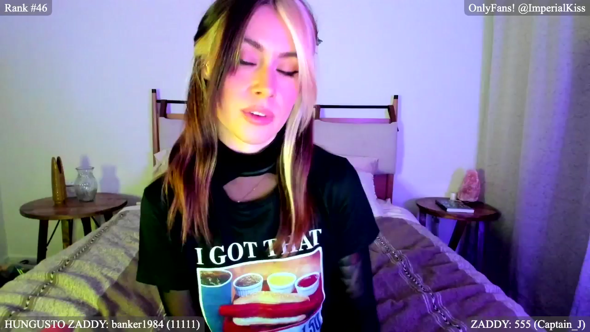 Gallery image thumbnail from ImperialKiss's myfreecams stream on, 08/15/2024, 06:58 image 3 of 20