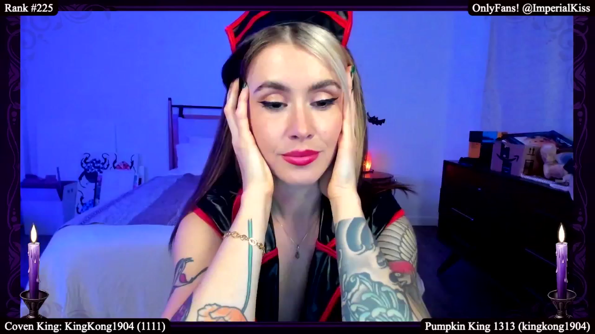 Gallery image thumbnail from ImperialKiss's myfreecams stream on, 10/03/2024, 05:59 image 8 of 20