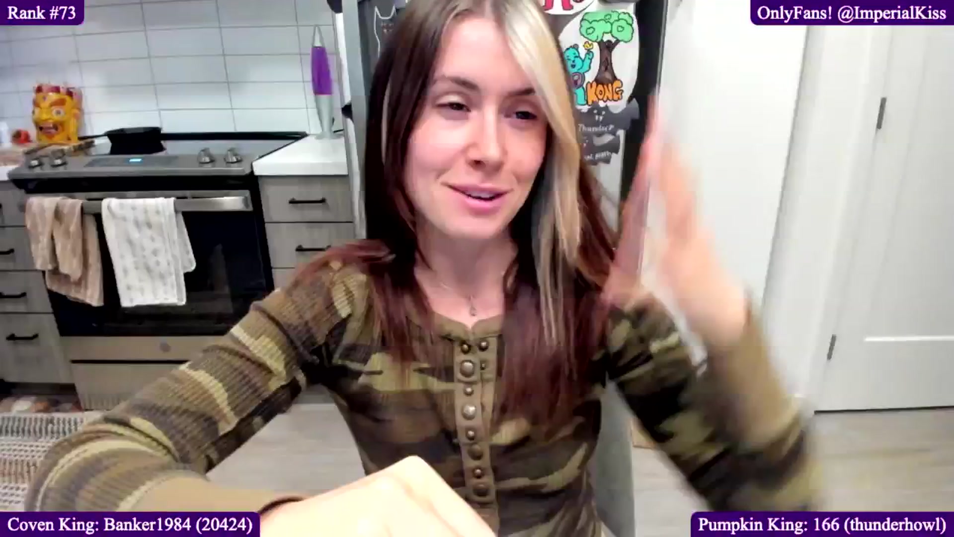 Gallery image thumbnail from ImperialKiss's myfreecams stream on, 10/31/2024, 06:47 image 8 of 20