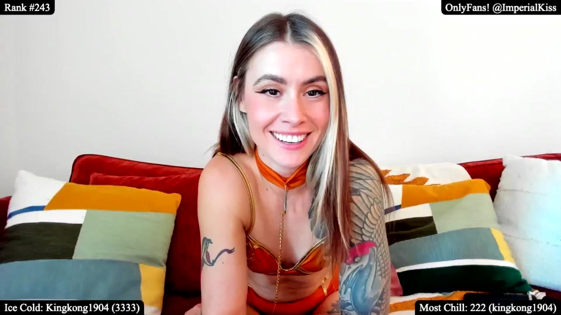Gallery image thumbnail from ImperialKiss's myfreecams stream on, 11/09/2024, 02:16 image 5 of 20