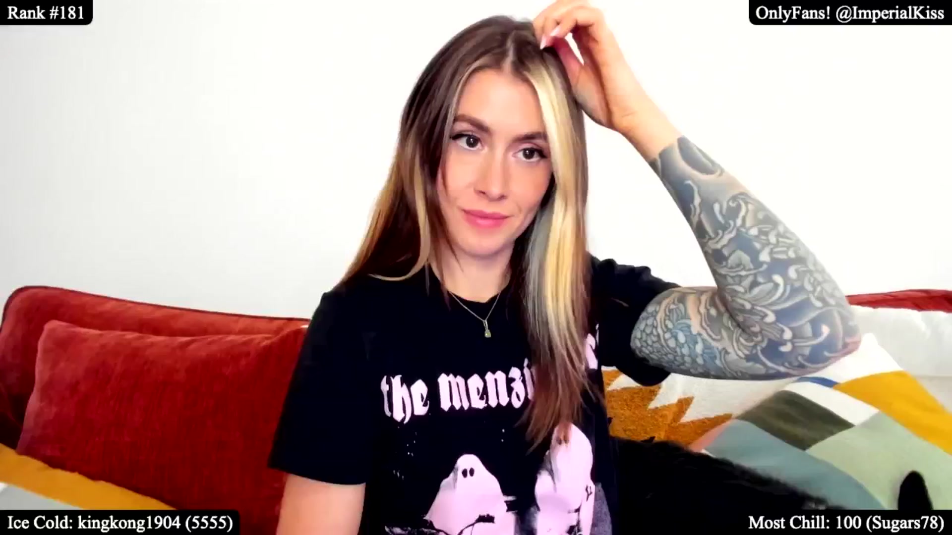 Gallery image thumbnail from ImperialKiss's myfreecams stream on, 11/10/2024, 04:34 image 10 of 20