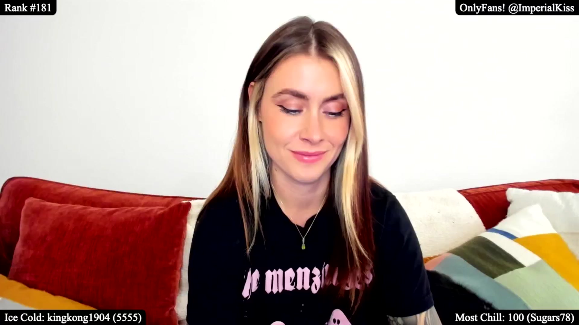 Gallery image thumbnail from ImperialKiss's myfreecams stream on, 11/10/2024, 04:34 image 1 of 20