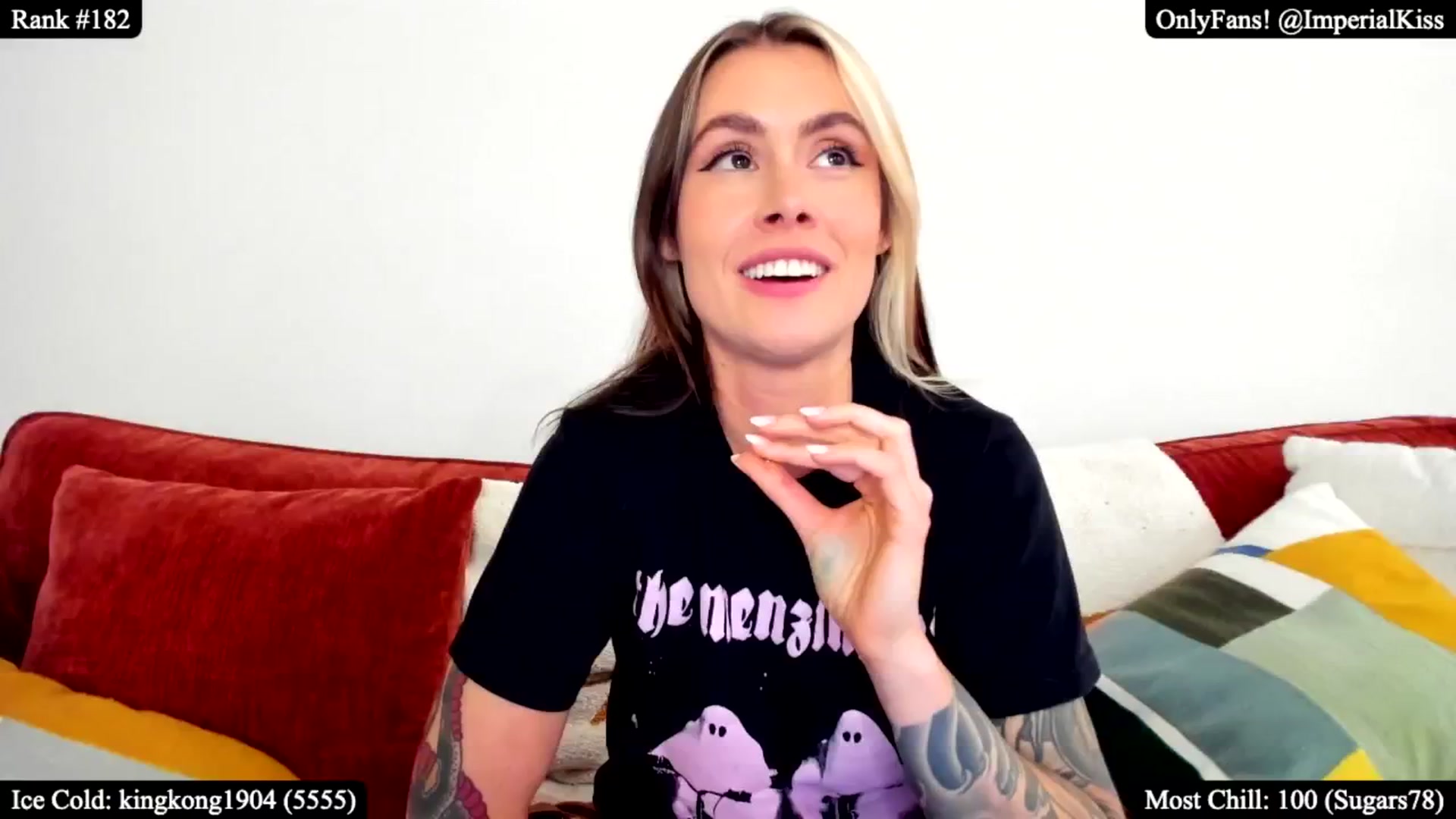 Gallery image thumbnail from ImperialKiss's myfreecams stream on, 11/10/2024, 04:34 image 13 of 20