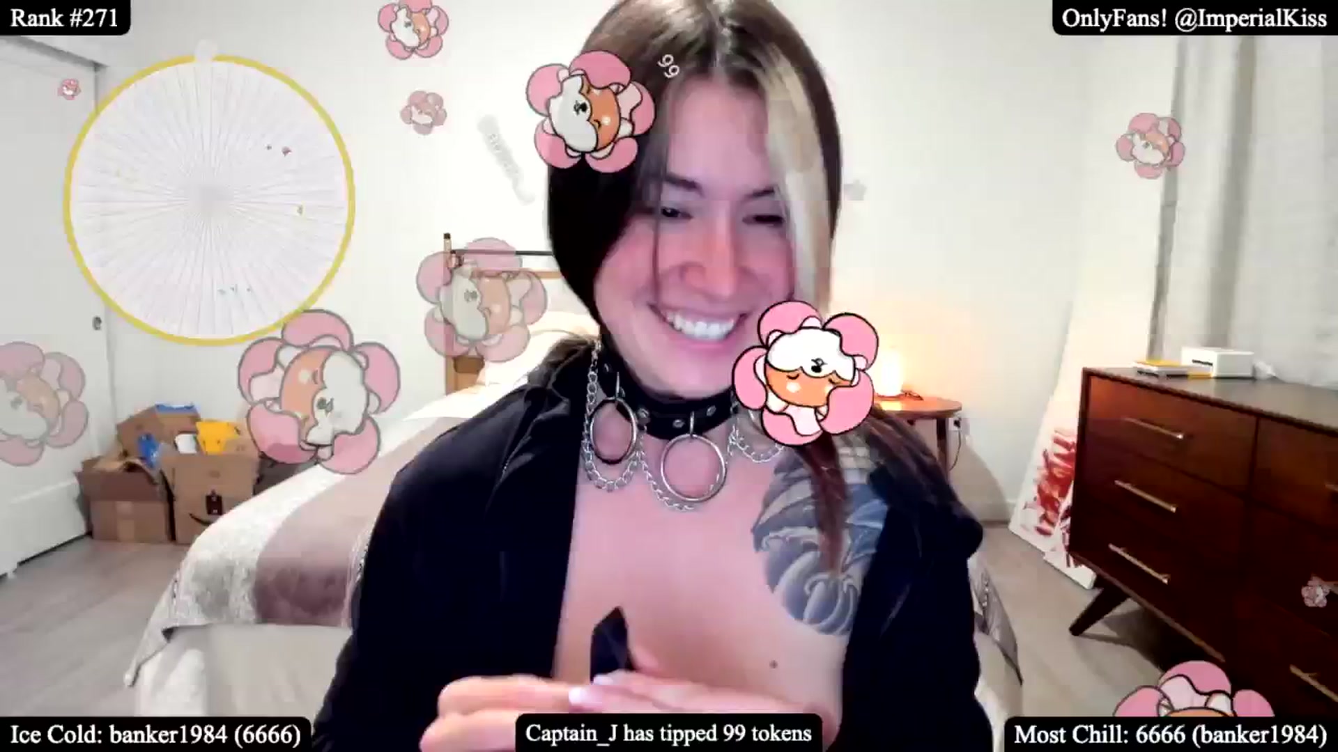 Gallery image thumbnail from ImperialKiss's myfreecams stream on, 11/18/2024, 02:17 image 13 of 20