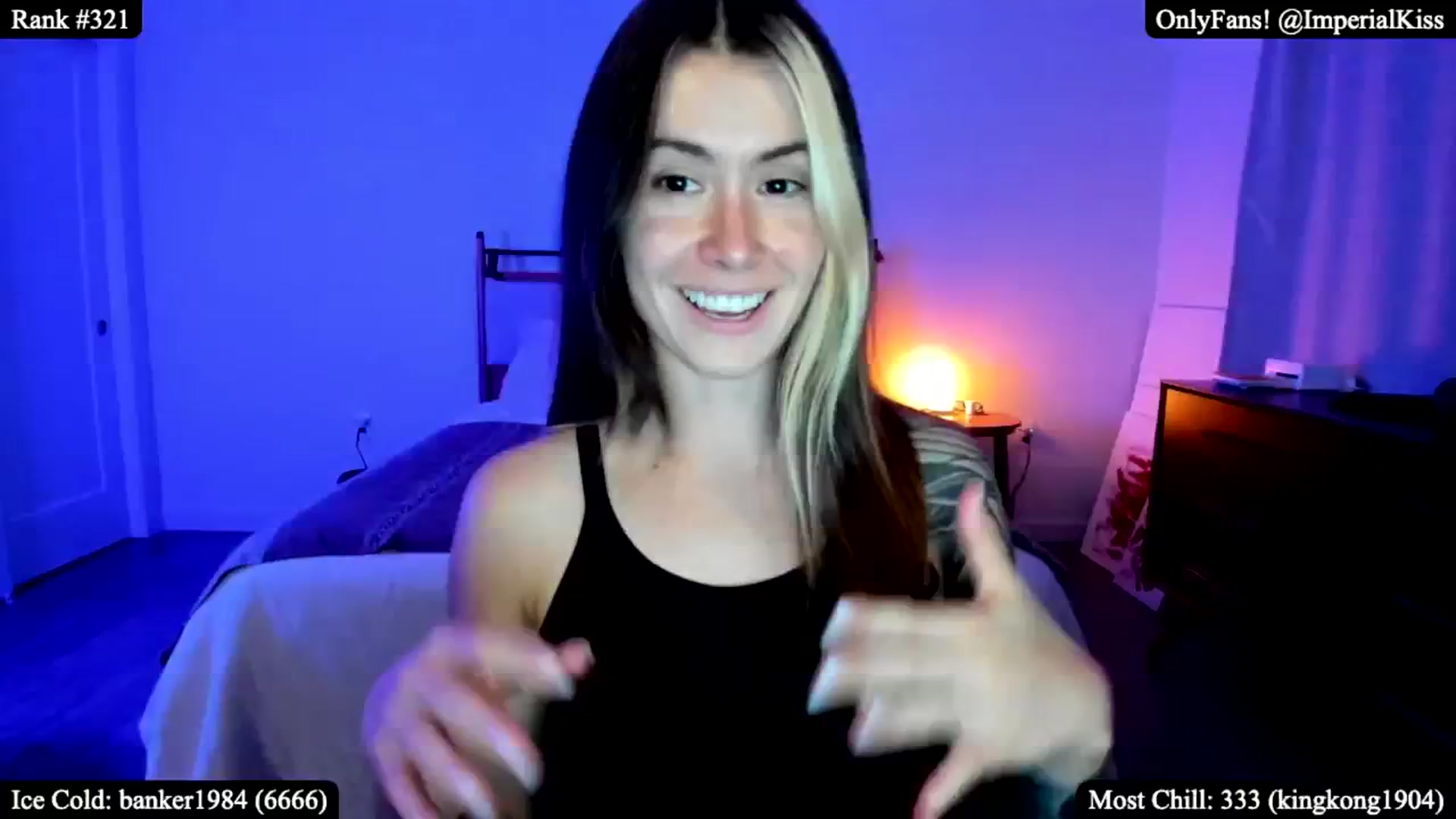Gallery image thumbnail from ImperialKiss's myfreecams stream on, 11/22/2024, 07:55 image 1 of 20