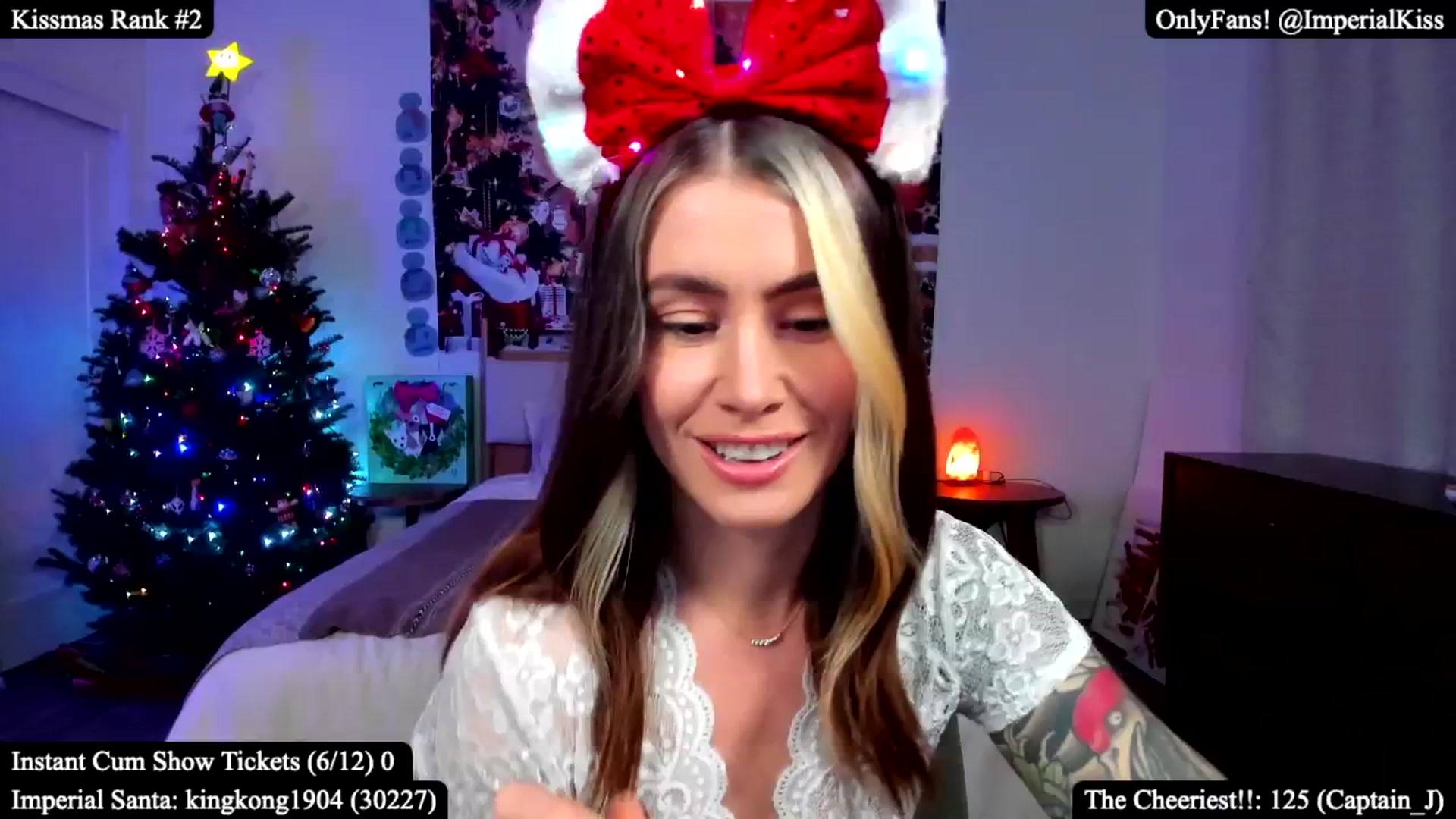 Gallery image thumbnail from ImperialKiss's myfreecams stream on, 12/05/2024, 02:10 image 17 of 20