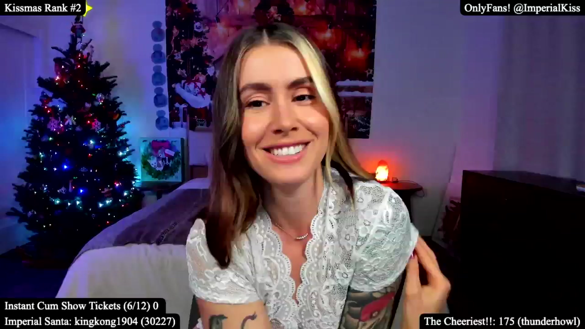 Gallery image thumbnail from ImperialKiss's myfreecams stream on, 12/05/2024, 07:11 image 4 of 20