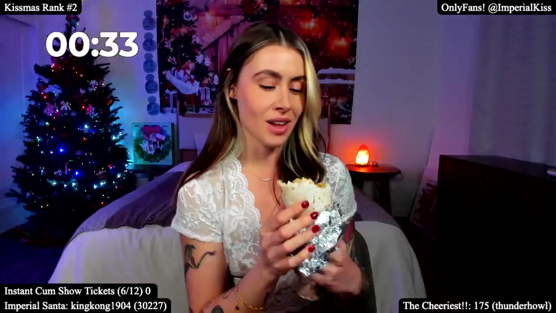 Gallery image thumbnail from ImperialKiss's myfreecams stream on, 12/05/2024, 07:11 image 5 of 20