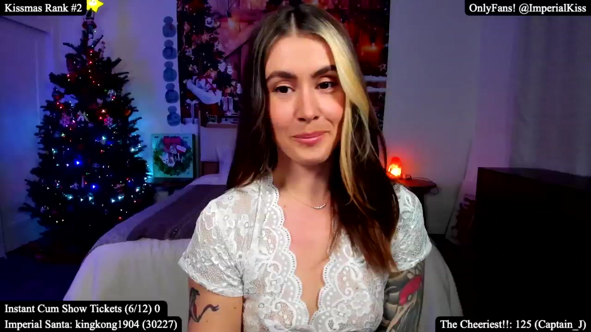 Gallery image thumbnail from ImperialKiss's myfreecams stream on, 12/05/2024, 07:11 image 1 of 20