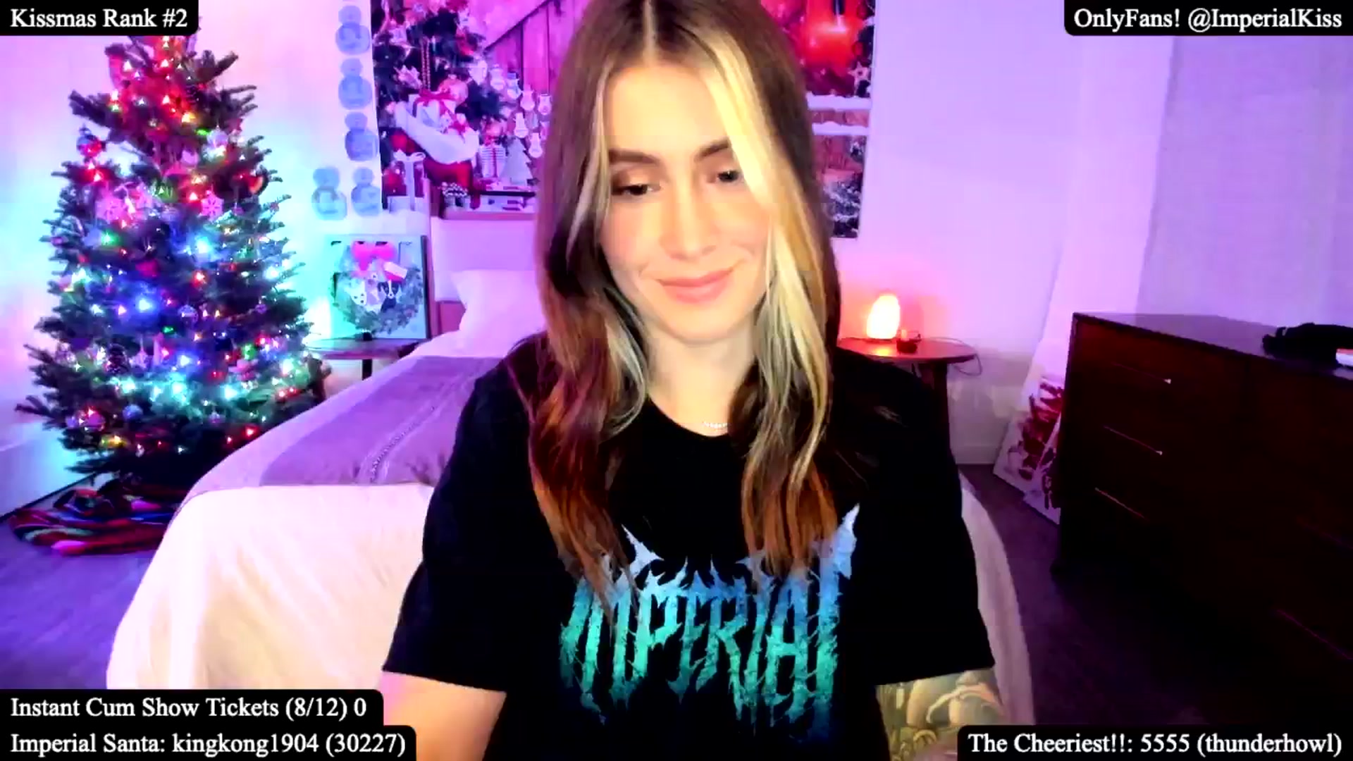Gallery image thumbnail from ImperialKiss's myfreecams stream on, 12/07/2024, 07:48 image 10 of 20