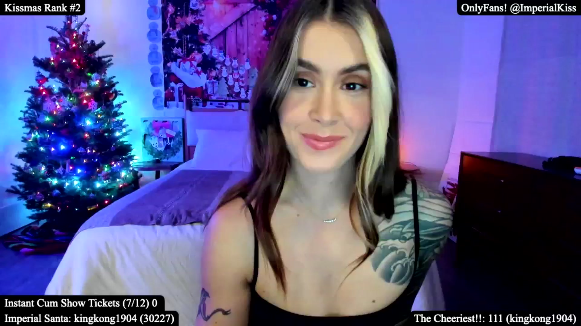 Gallery image thumbnail from ImperialKiss's myfreecams stream on, 12/07/2024, 07:48 image 1 of 20