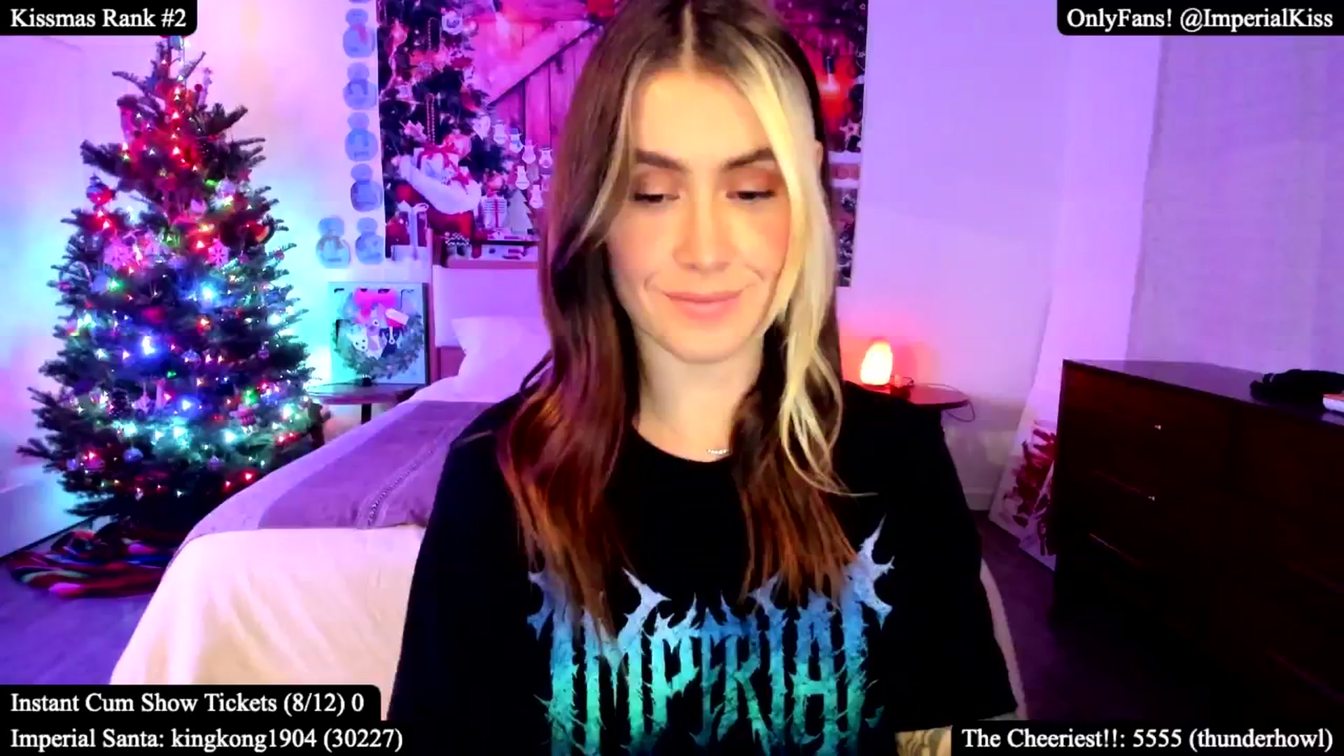 Gallery image thumbnail from ImperialKiss's myfreecams stream on, 12/07/2024, 07:48 image 12 of 20