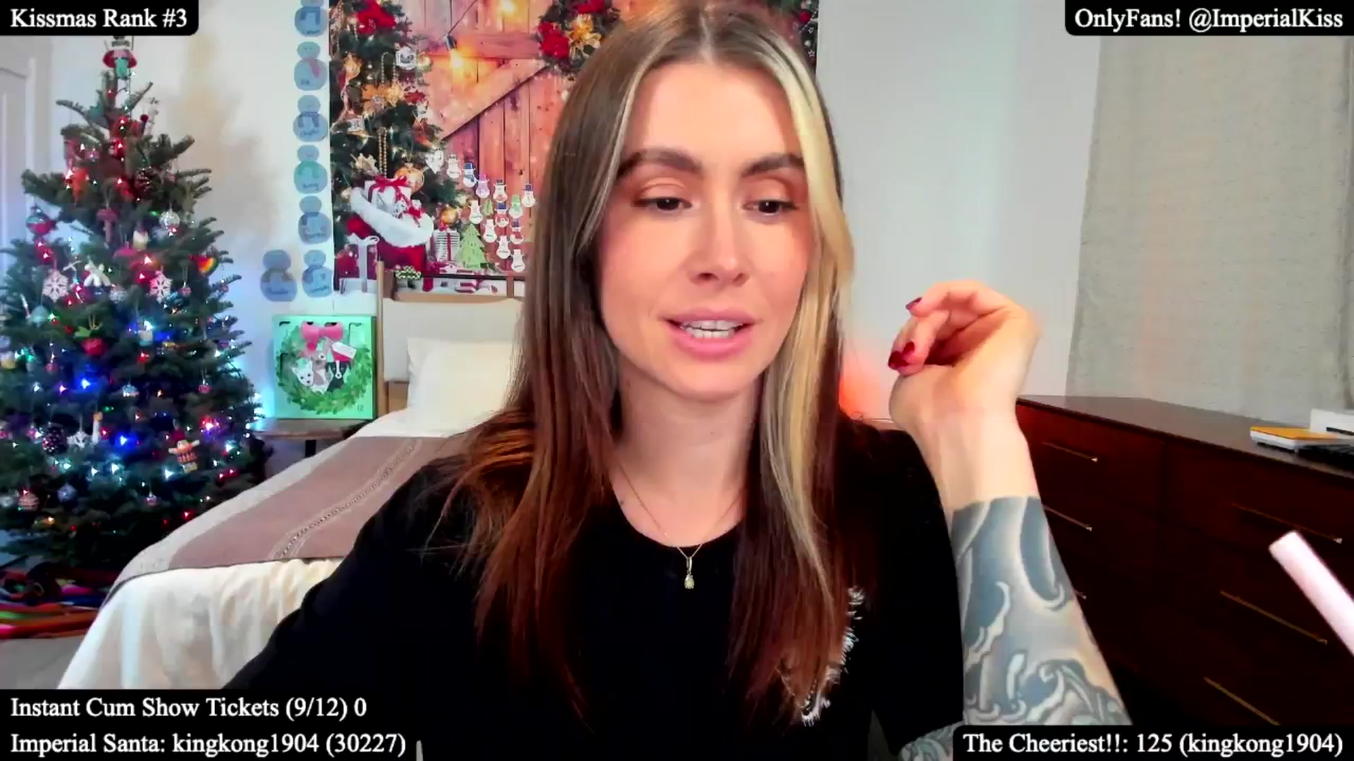 Gallery image thumbnail from ImperialKiss's myfreecams stream on, 12/08/2024, 24:02 image 2 of 20