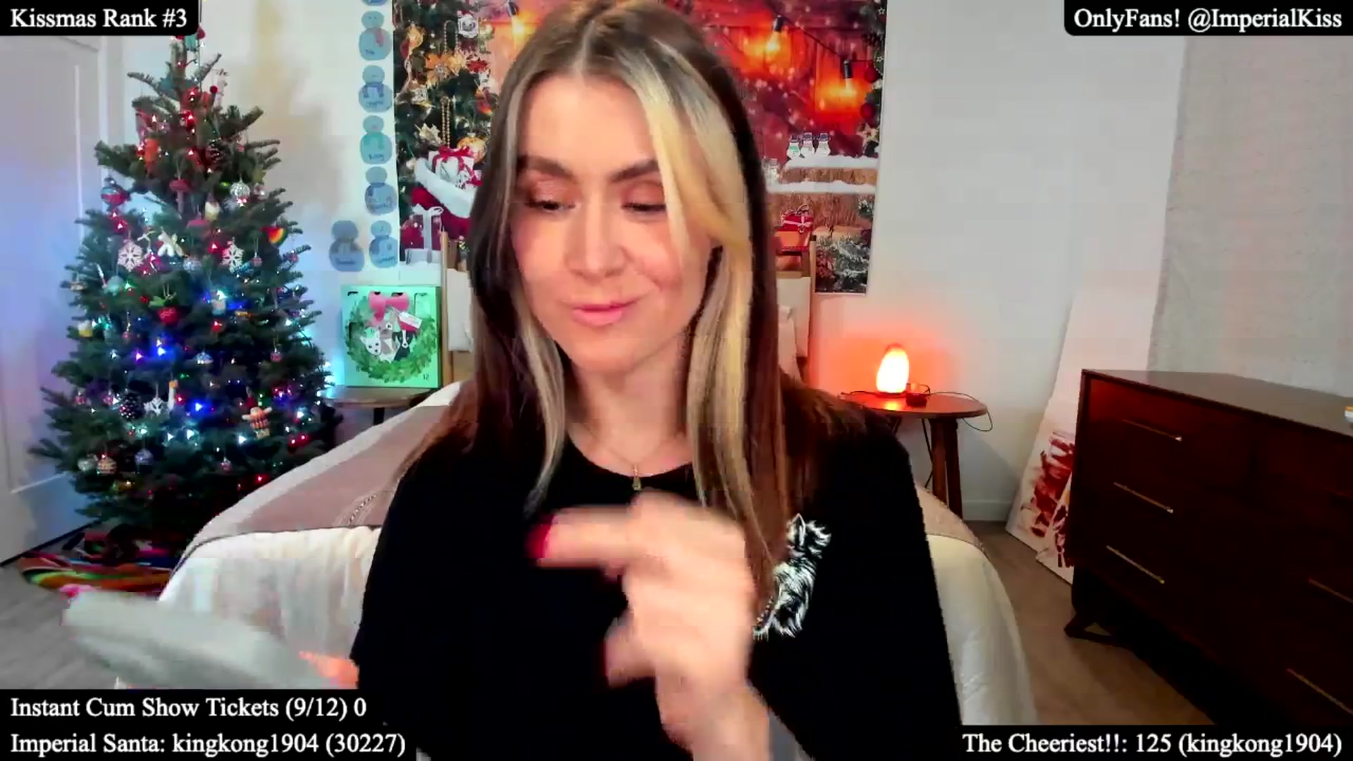 Gallery image thumbnail from ImperialKiss's myfreecams stream on, 12/08/2024, 24:02 image 18 of 20