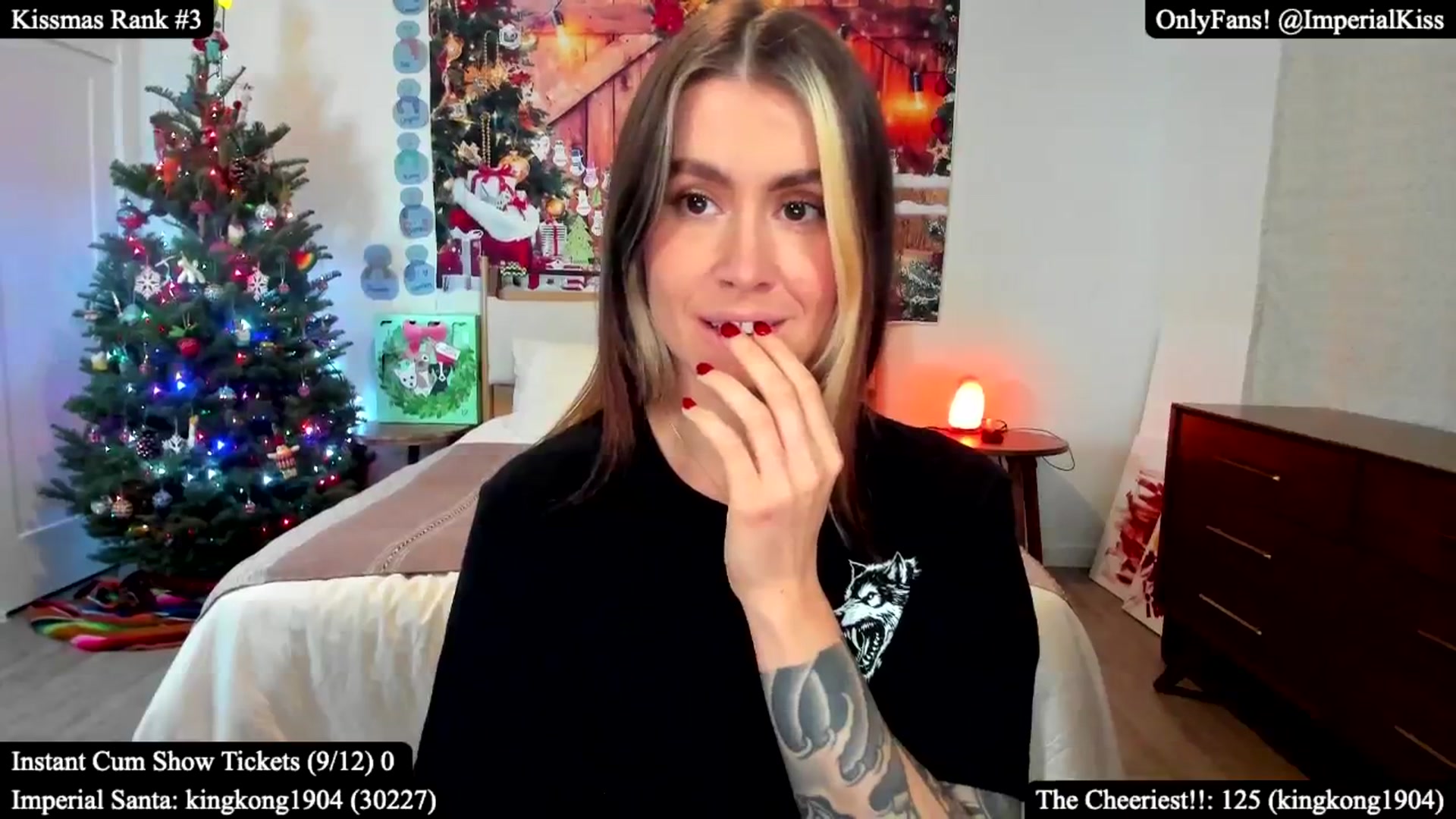 Gallery image thumbnail from ImperialKiss's myfreecams stream on, 12/08/2024, 24:02 image 14 of 20