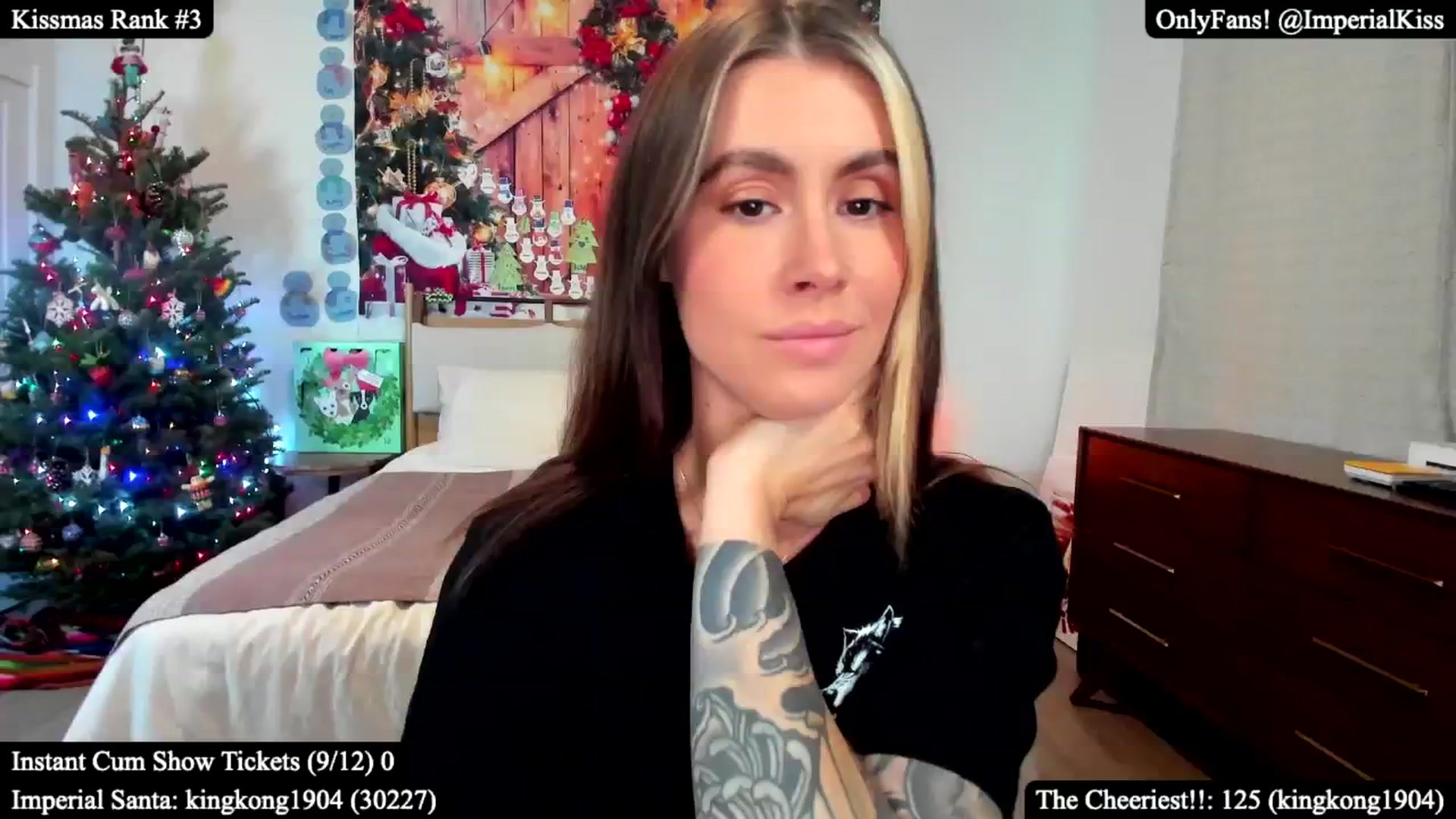 Gallery image thumbnail from ImperialKiss's myfreecams stream on, 12/08/2024, 24:02 image 1 of 20