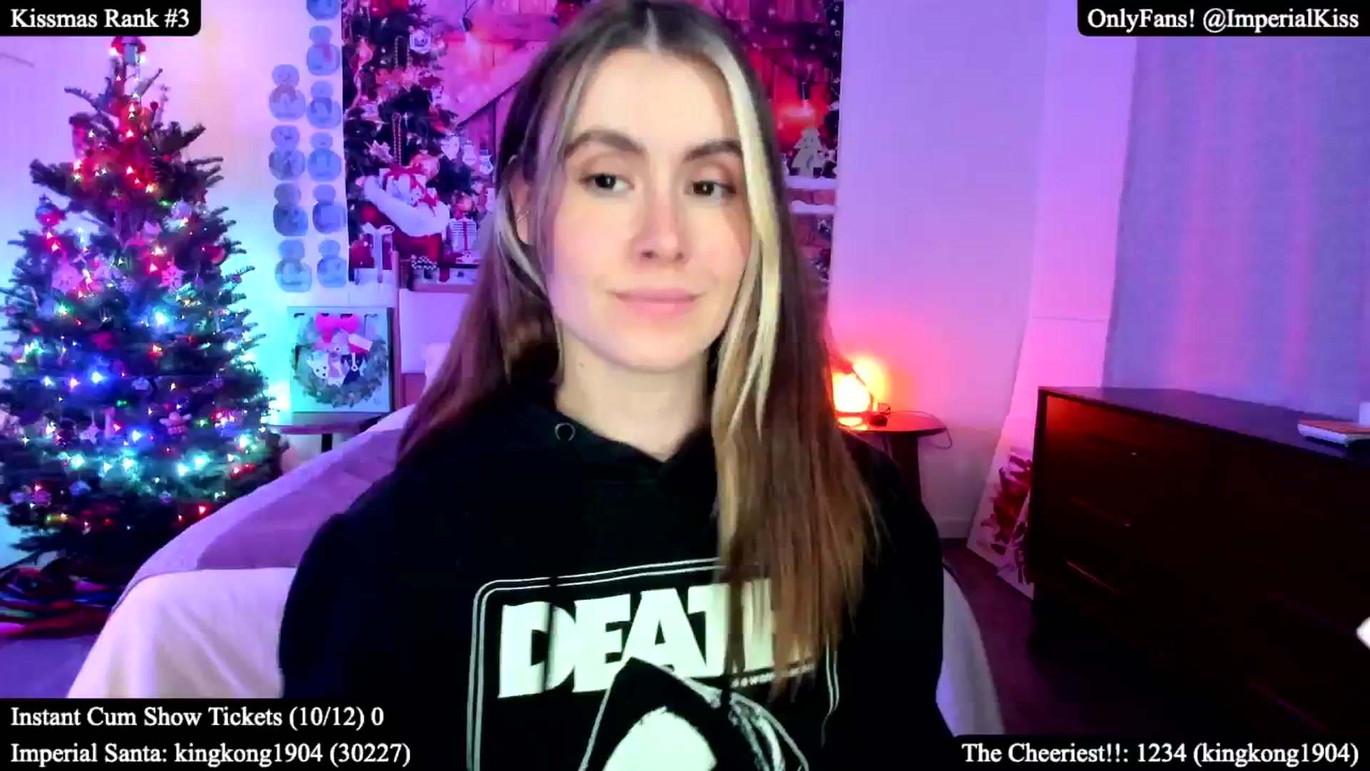 Gallery image thumbnail from ImperialKiss's myfreecams stream on, 12/08/2024, 08:30 image 1 of 20