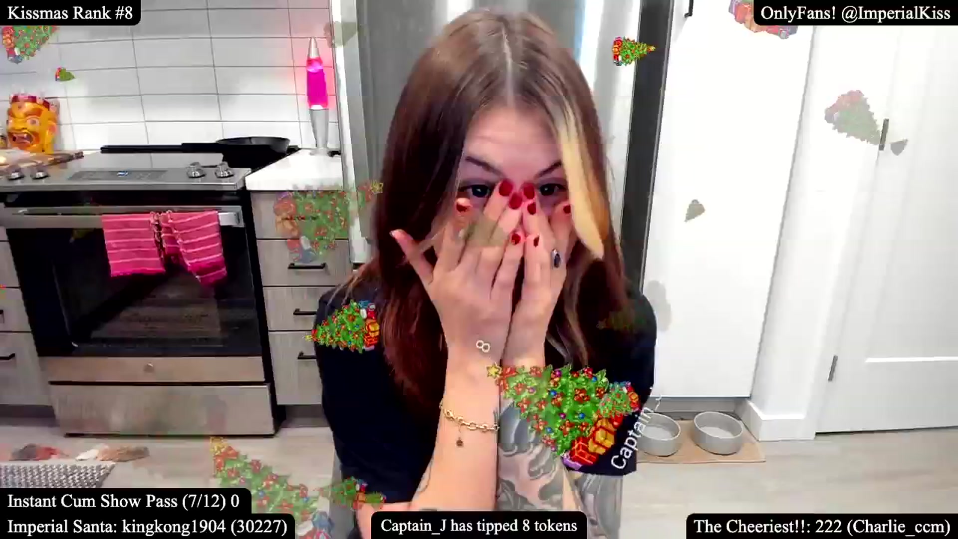 Gallery image thumbnail from ImperialKiss's myfreecams stream on, 12/23/2024, 24:14 image 15 of 20