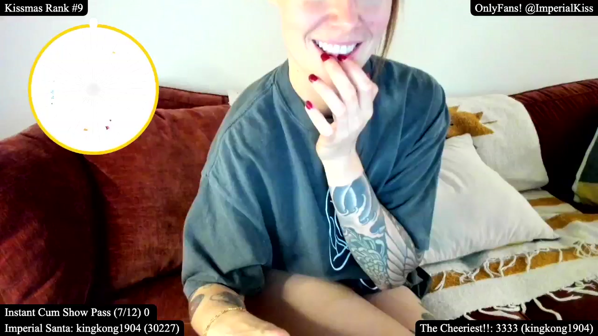 Gallery image thumbnail from ImperialKiss's myfreecams stream on, 12/24/2024, 10:13 image 20 of 20