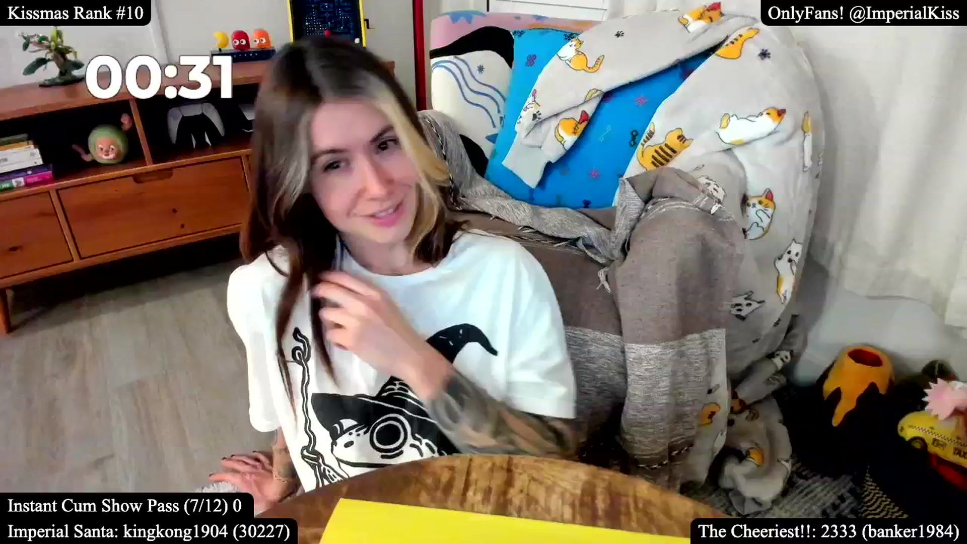 Gallery image thumbnail from ImperialKiss's myfreecams stream on, 12/27/2024, 08:38 image 17 of 20