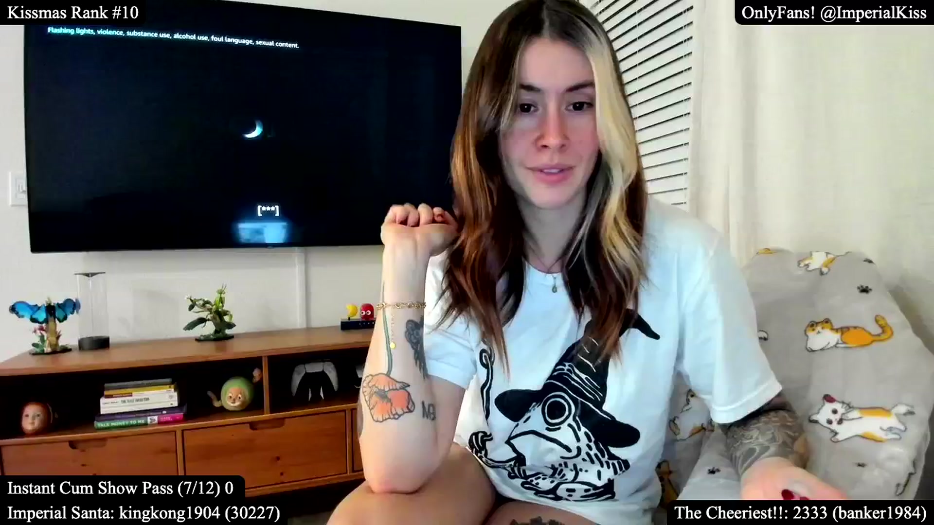 Gallery image thumbnail from ImperialKiss's myfreecams stream on, 12/27/2024, 08:38 image 3 of 20