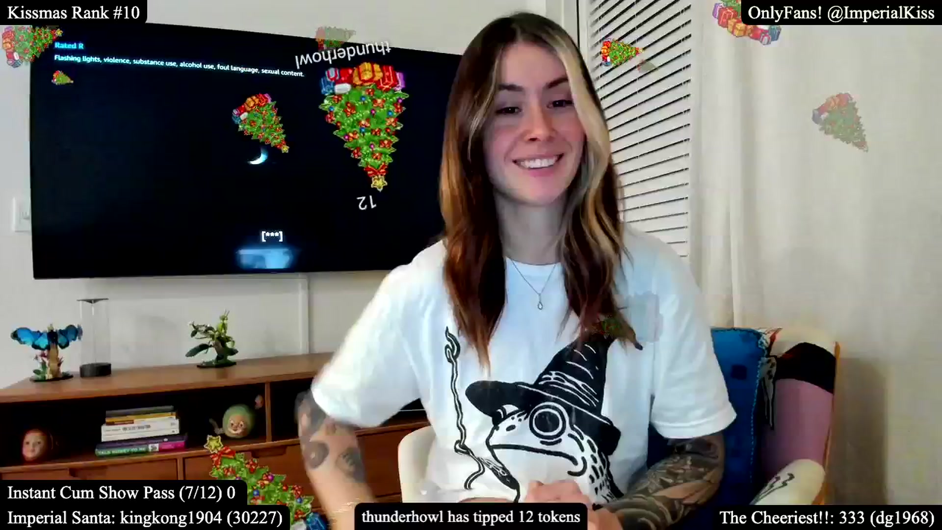 Gallery image thumbnail from ImperialKiss's myfreecams stream on, 12/27/2024, 08:38 image 2 of 20