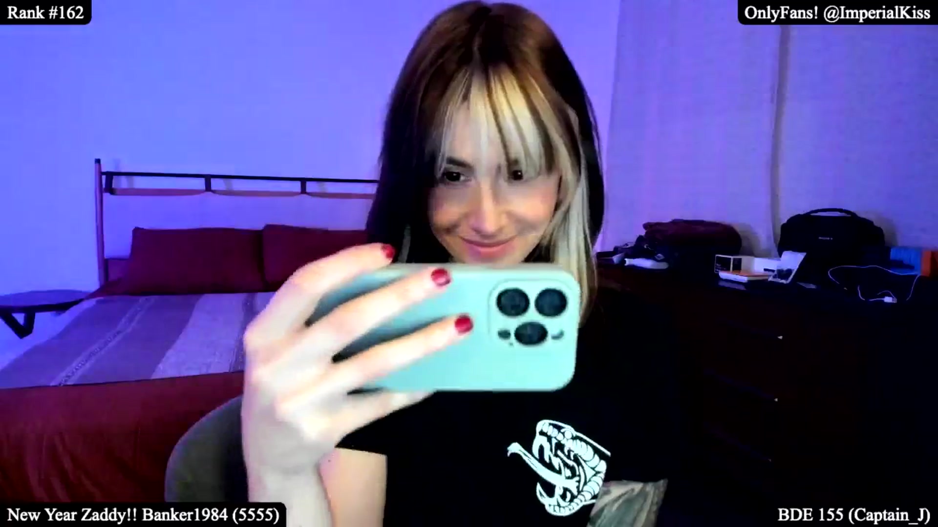 Gallery image thumbnail from ImperialKiss's myfreecams stream on, 01/10/2025, 05:25 image 9 of 20