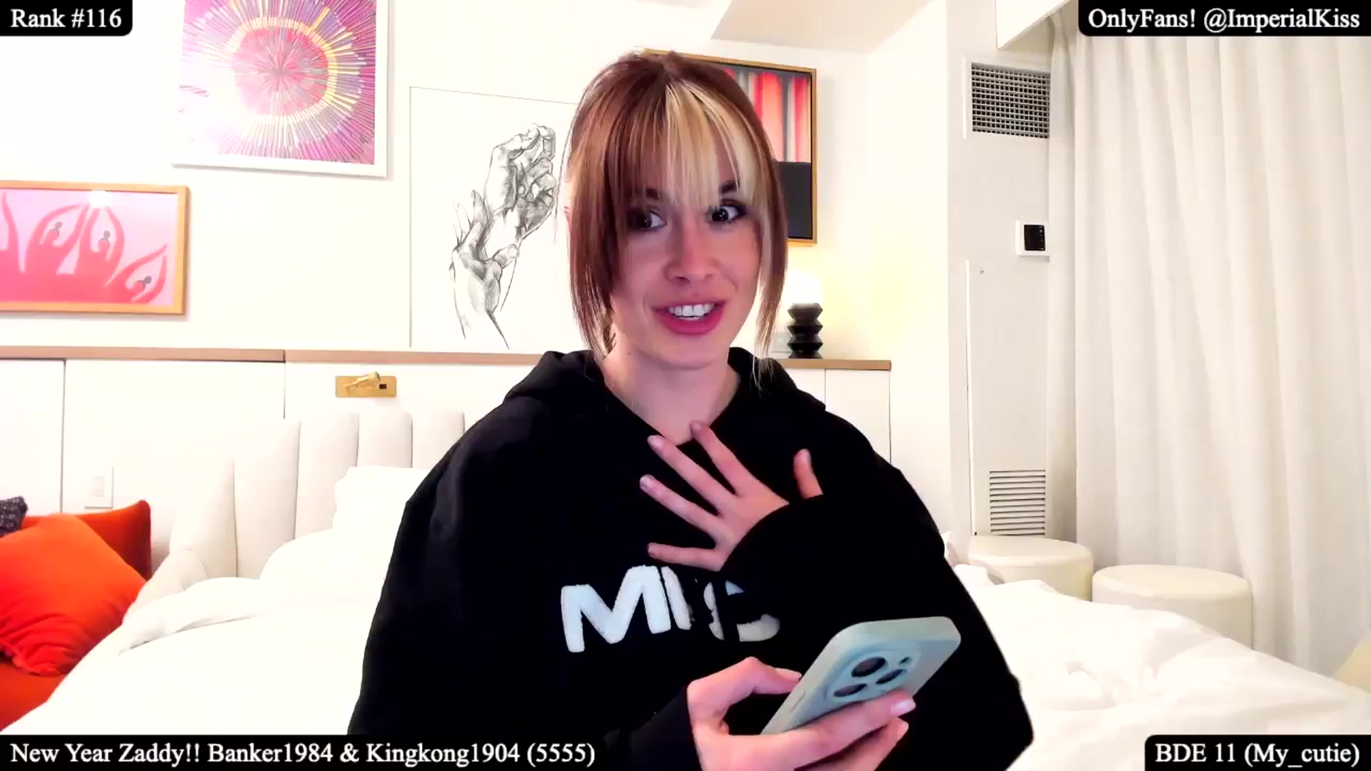 Gallery image thumbnail from ImperialKiss's myfreecams stream on, 01/24/2025, 08:47 image 1 of 20