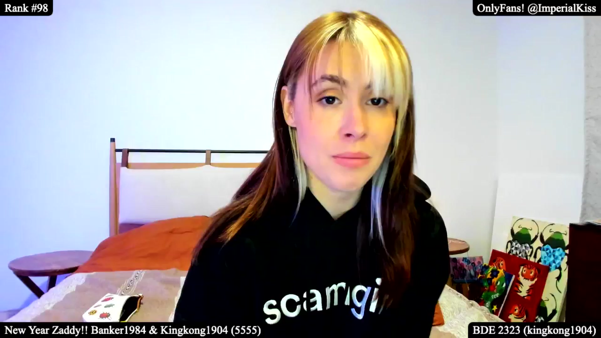Gallery image thumbnail from ImperialKiss's myfreecams stream on, 02/01/2025, 03:11 image 1 of 20