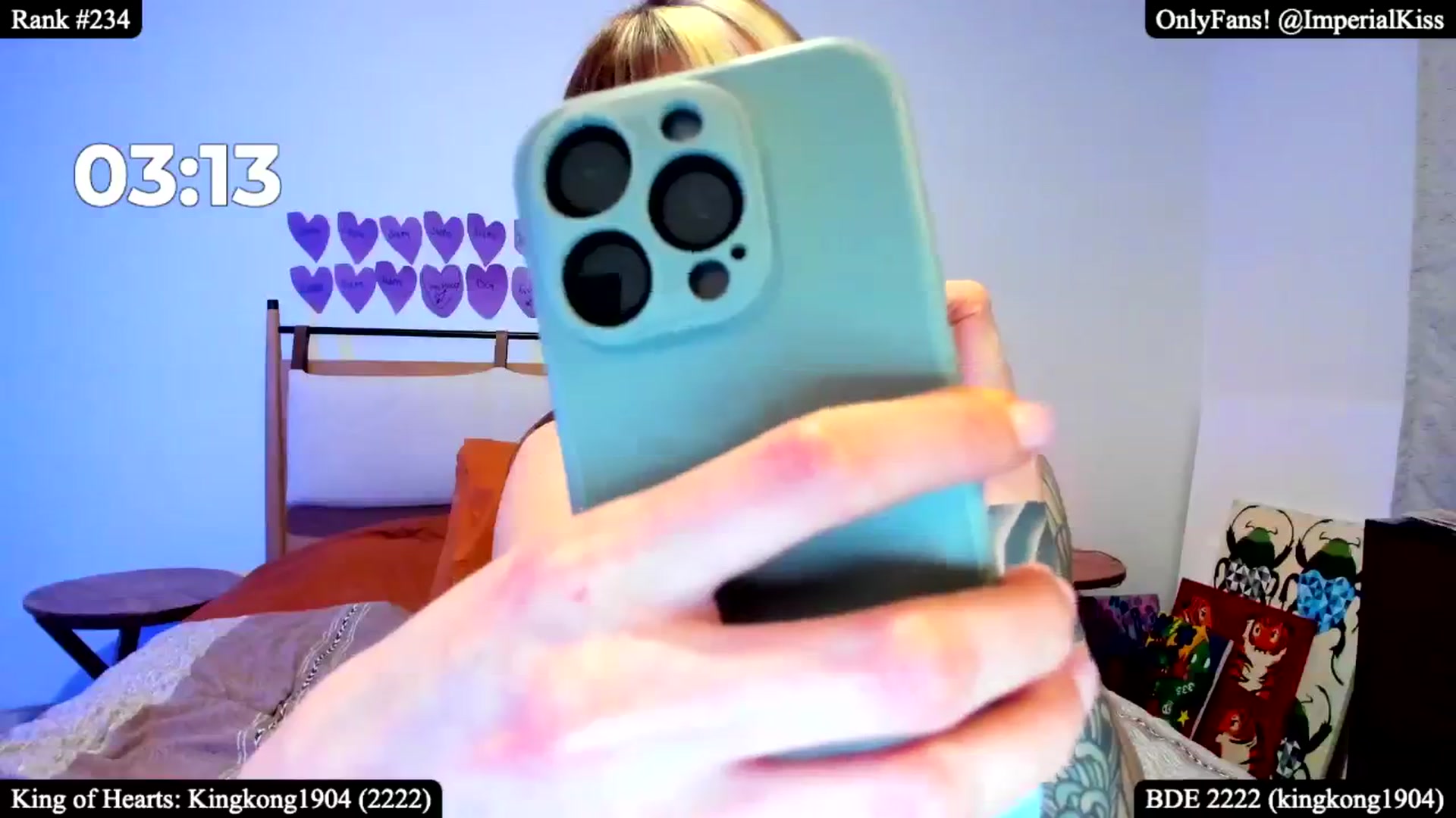 Gallery image thumbnail from ImperialKiss's myfreecams stream on, 02/02/2025, 06:44 image 14 of 20