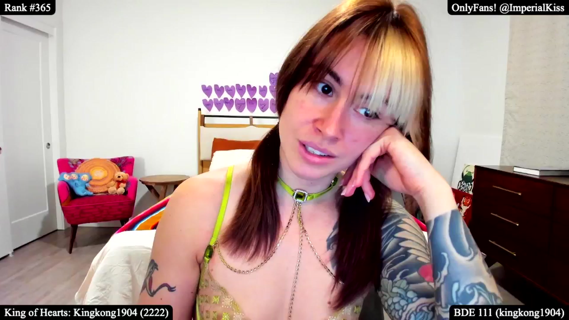 Gallery image thumbnail from ImperialKiss's myfreecams stream on, 02/02/2025, 23:37 image 9 of 20