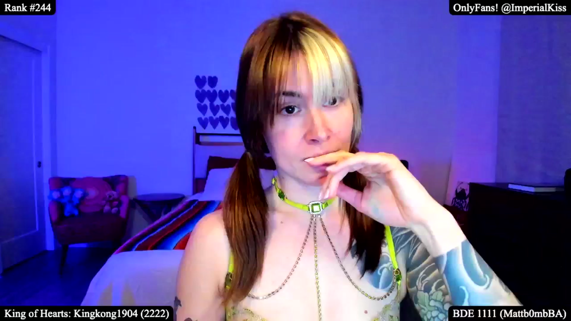 Gallery image thumbnail from ImperialKiss's myfreecams stream on, 02/03/2025, 02:18 image 15 of 20
