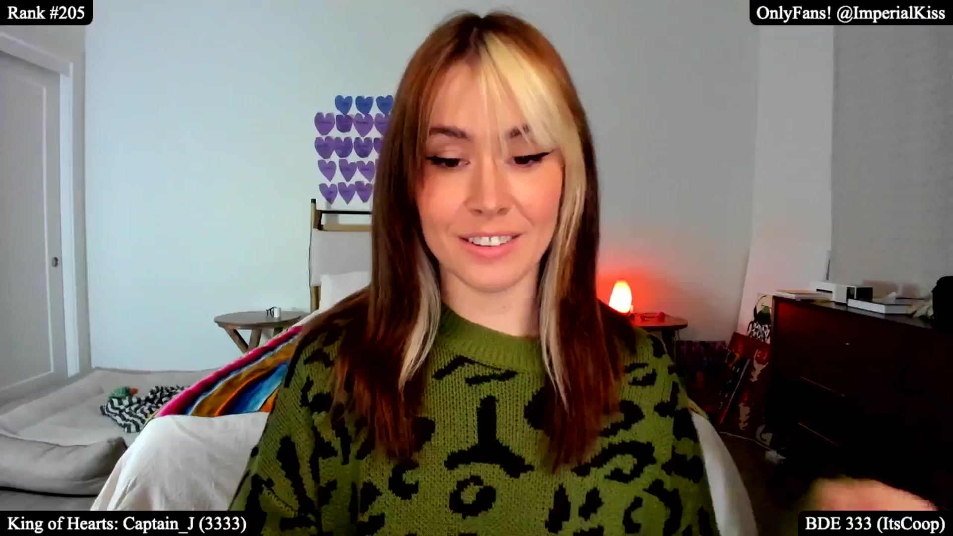 Gallery image thumbnail from ImperialKiss's myfreecams stream on, 02/08/2025, 02:18 image 13 of 20