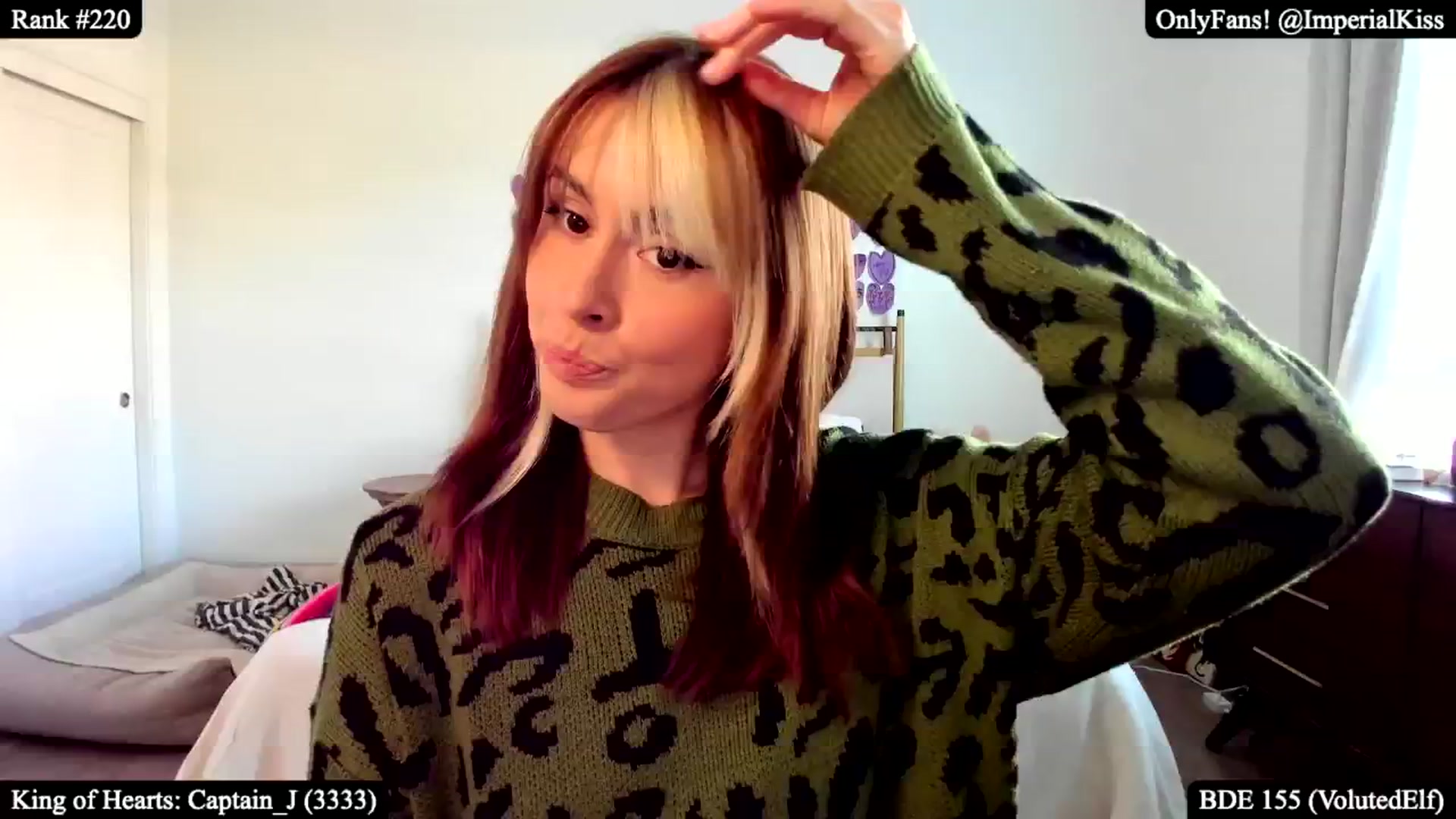 Gallery image thumbnail from ImperialKiss's myfreecams stream on, 02/08/2025, 02:18 image 1 of 20