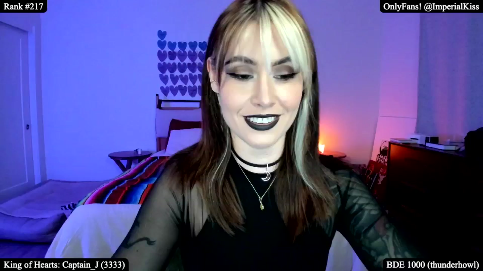 Gallery image thumbnail from ImperialKiss's myfreecams stream on, 02/09/2025, 05:05 image 3 of 20