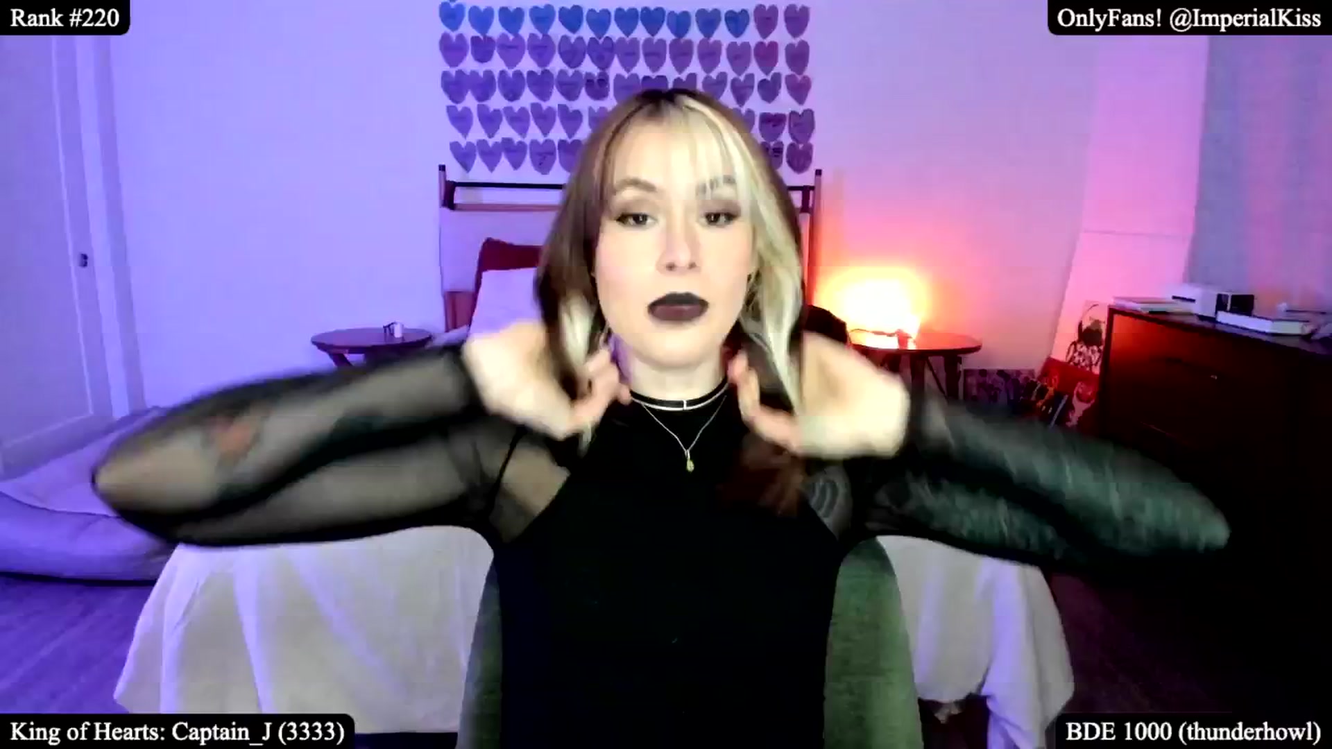 Gallery image thumbnail from ImperialKiss's myfreecams stream on, 02/09/2025, 05:05 image 1 of 20