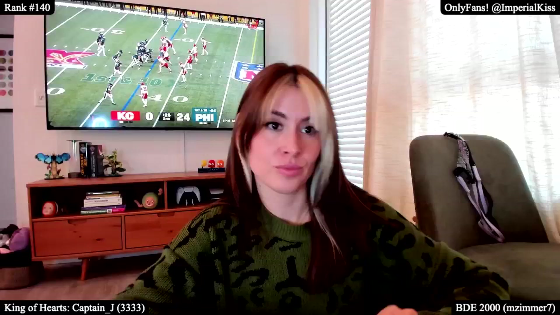 Gallery image thumbnail from ImperialKiss's myfreecams stream on, 02/10/2025, 02:02 image 11 of 20