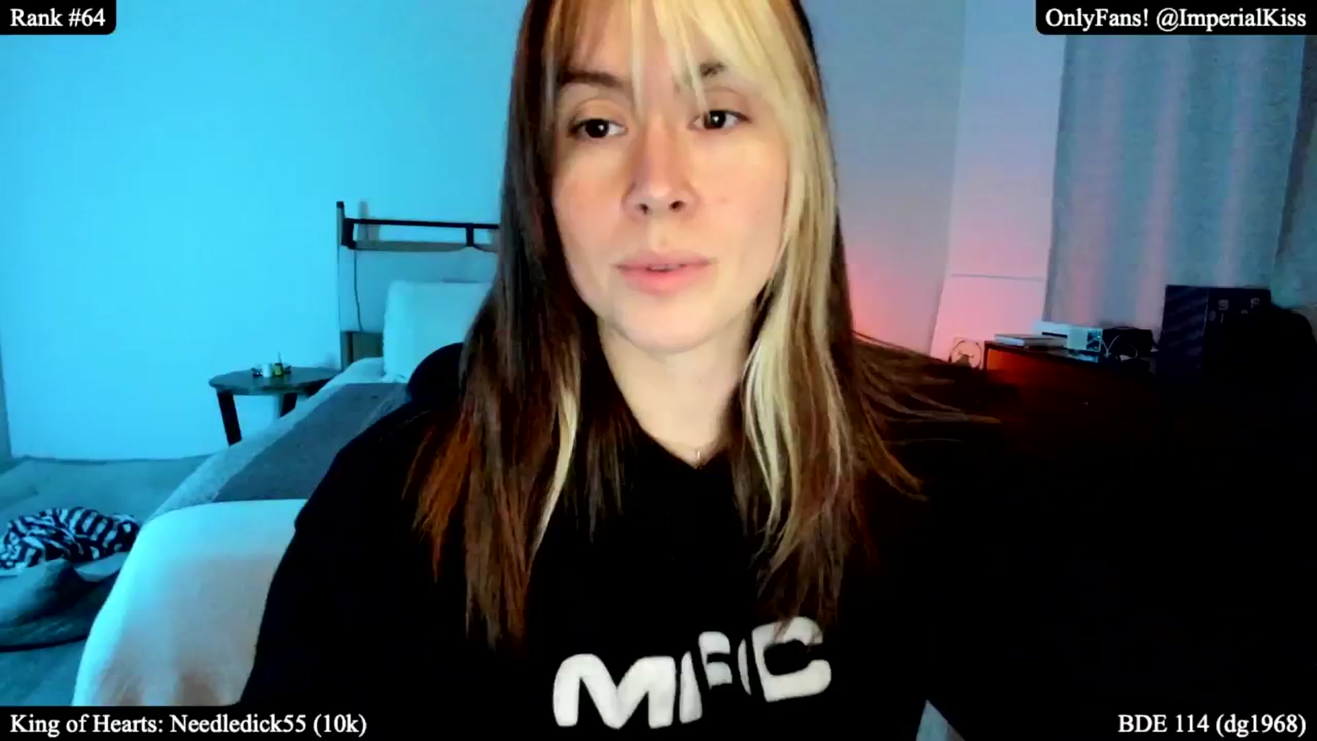 Gallery image thumbnail from ImperialKiss's myfreecams stream on, 02/27/2025, 07:30 image 5 of 20