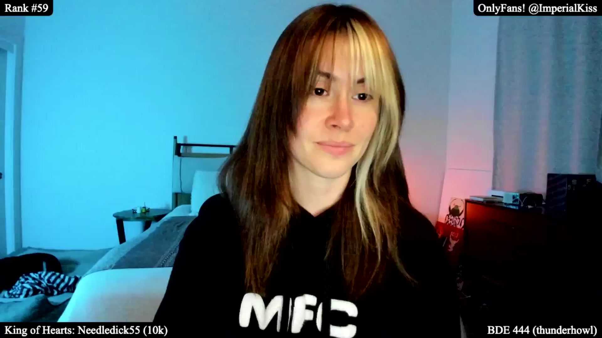 Gallery image thumbnail from ImperialKiss's myfreecams stream on, 02/27/2025, 07:30 image 12 of 20